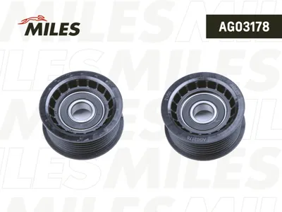 MILES AG03178 Ролик ремня приводного VAG Porsche 3.0 08-