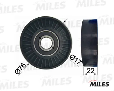 MILES AG03185 Ролик ремня приводного Ford Mondeo 2.5 07-