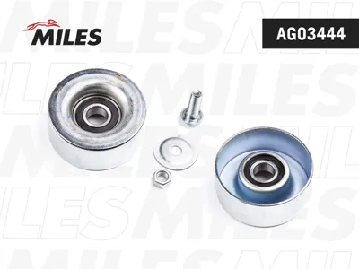 MILES AG03444 Ролик натяжителя ремня приводного Mitsubishi Pajero 3.03.5 00-