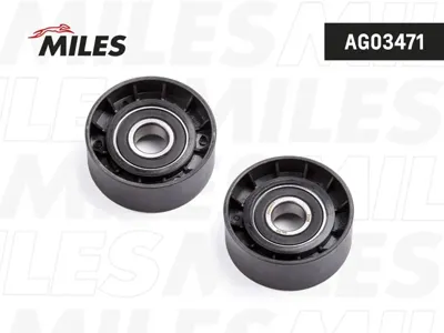 MILES AG03471 Ролик натяжителя поликлин.ремня