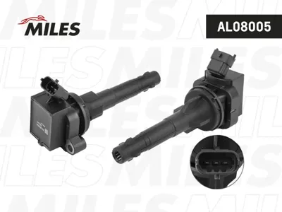 MILES AL08005 Катушка зажигания Toyota Corolla 1.4 00-02