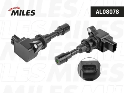 MILES AL08078 Катушка зажигания Mazda 6 02- 1.8
