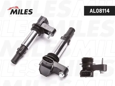 MILES AL08114 Катушка зажигания Opel Vectra C 2.8 (NGK 48174)