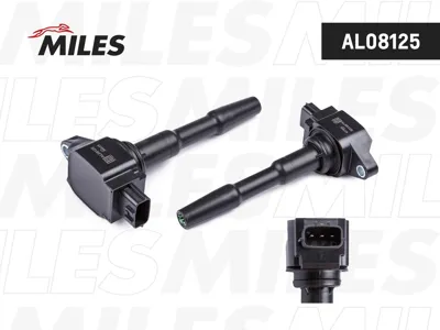 MILES AL08125 Катушка зажигания Dacia Logan MCV II Duster II, Renault Megane Clio IV 1.2TCe 12>