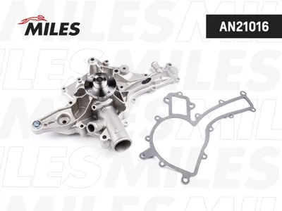 MILES AN21016 Водяной насос Mercedes W202210203220163463 2.42.83.24.35.0 96> (со штуцером)