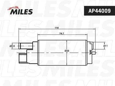 MILES AP44009 Насос топливный