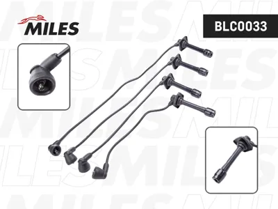 MILES BLC0033 Высоковольтные провода зажигания Mazda 626 1.9-2.0