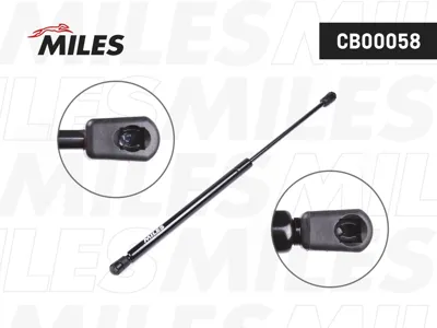 MILES CB00058 Амортизатор крышки багажника Hyundai Solaris 10-