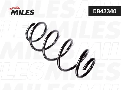 MILES DB43340 Пружина передняя VW Polo седан Skoda Rapid (LESJOFORS 4095103)