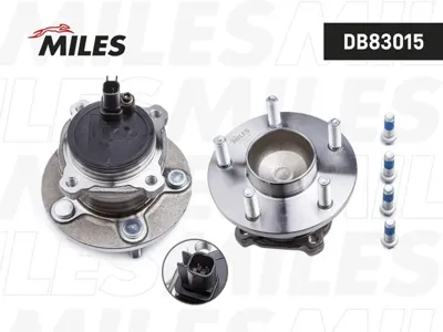 MILES DB83015 Подшипник зад.ступ.без датчика [ступица]