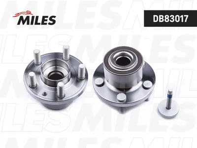 MILES DB83017 Ступица с подшипником передняя +ABS, Ford Galaxy II C-Max Land Rover Freelander II 06-.
