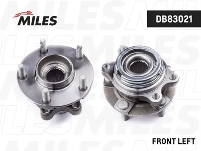 MILES DB83021 Ступица колеса передняя леваяправая с подшипником