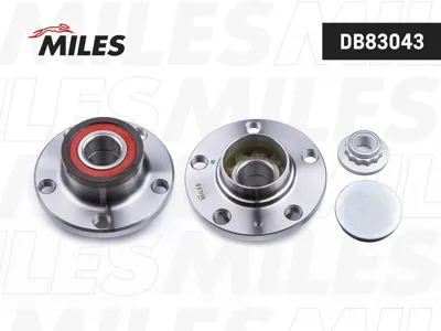 MILES DB83043 Ступица с подшипником задняя +ABS, Audi A2VW Polo Skoda Fabia 02-.