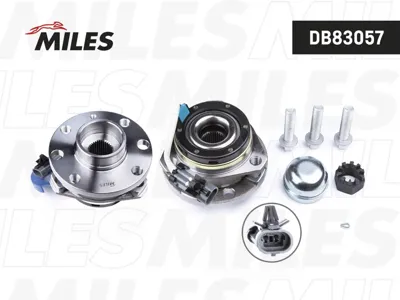 MILES DB83057 Подшипник передней ступицы комплект .