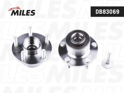 MILES DB83069 Ступица с подшипником передняя +ABS, S40 IIC30C70 04-.