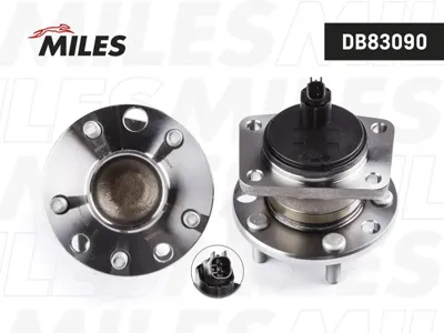 MILES DB83090 Подшипник зад.ступ.[ступица в сборе]