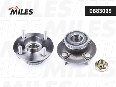 MILES DB83099 Ступица с подшипником задняя +ABS, Ford Mondeo I-II Fiesta II-IV 89-01.