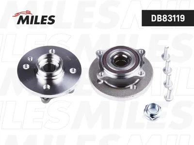 MILES DB83119 Ступица с подшипником передняя +ABS, MINI COOPER 06-.