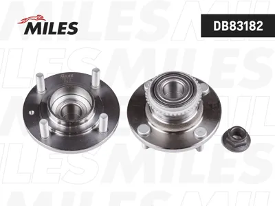 MILES DB83182 Ступица колеса с подшипником задняя (4*114.3d=30)+ABS, Mitsubishi Carisma Colt LANCER 92-06.