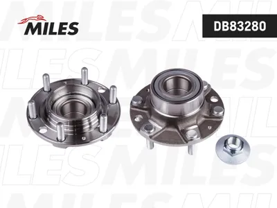 MILES DB83280 Ступица колеса с подшипником передняя, Hyundai H-1STAREX 08-. (без ABS)
