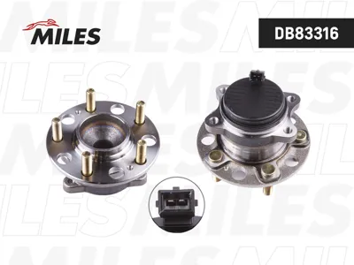 MILES DB83316 Ступица с подшипником Hyundai Sonata Tucson Kia Optima Sportage 15- зад.
