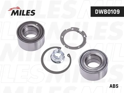 MILES DWB0109 Подшипник ступ. Renault Logan I 04-07 пер. +ABS