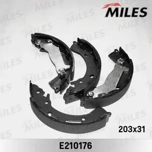 MILES E210176 Колодки торм.барабанные (203*32 мм с ABS) ( Hyundai Solaris Getz ) (TRW GS8707)