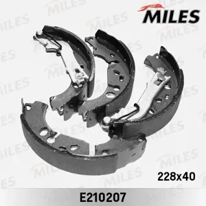 MILES E210207 Колодки торм.барабанные Fiat Grand E PUNTO 1.3D1.4 05- Opel Corsa D 06- (228x40) (TRW GS8719)