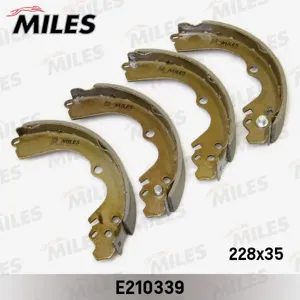 MILES E210339 Колодки торм.барабанные ( Subaru Forester IMREZA Legacy 1.6-2.5 89- (228x35)) (TRW GS8584)
