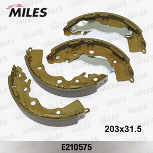 MILES E210575 Колодки торм.барабанные Hyundai Accent 1.4-1.6 05- Kia Rio II 1.4-1.6 05- (203x31.5)