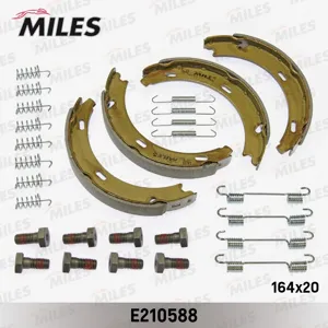 MILES E210588 Колодки ст.тормоза Mercedes W201168245202208124210129 (164x20)
