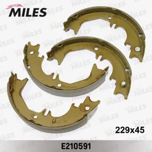 MILES E210591 Колодки ст.торм. Toyota Land Cruiser J100 4.2-4.7 98- (229x45)