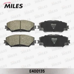 MILES E400135 Колодки торм. Toyota AURIS 07- Corolla 1.4 07-RAV 4 06- перед. LowMetallic