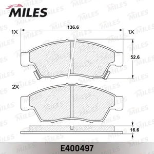 MILES E400497 Колодки торм. Suzuki LIANA 02> передние