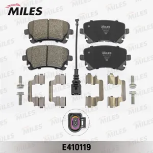 MILES E410119 Колодки торм. VW T5 03> Multivan 03> с датчиком задние