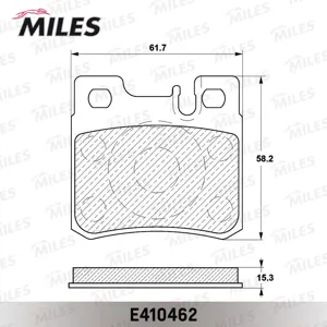 MILES E410462 Колодки торм. Mercedes W210W202W124W201R129R170A208 CLK задние