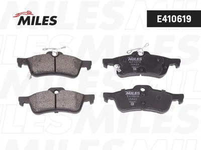 MILES E410619 Колодки торм. Toyota YARIS 1.0-1.4 с АБС 06- задние