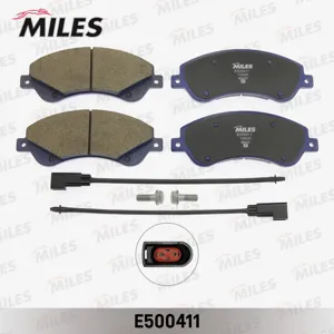 MILES E500411 Колодки торм. Ford Transit 06- 280300-Series передние с датчиком