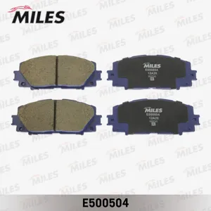 MILES E500504 Колодки торм. Toyota YARIS 06- (Япония) без АБС передние