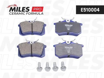 MILES E510004 Колодки торм. Audi 96- Citroen 99- Renault 98- Peugeot 00-VW 95- задние