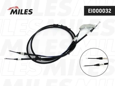 MILES EI000032 Трос ручного тормоза Opel Vectra B 95-03