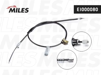 MILES EI000080 Трос ручного тормоза Nissan Qashqai 07-13 правый (5мест)