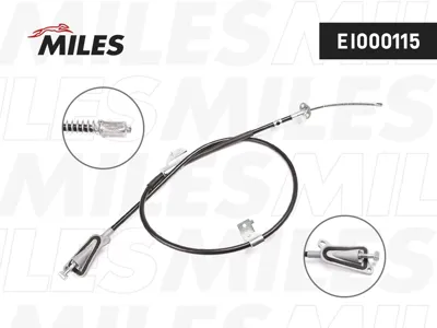 MILES EI000115 Трос стояночного тормоза прав задн Nissan Almera all 01-