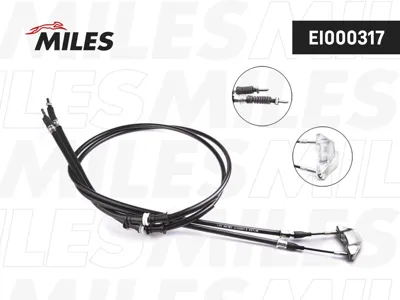 MILES EI000317 Трос стояночного тормоза Opel Zafira A