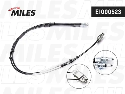 MILES EI000523 Трос ручного тормоза Opel Corsa D 14901478мм