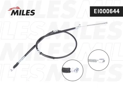 MILES EI000644 Трос ручного тормоза Toyota Corolla 92-00 правый