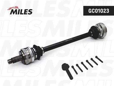 MILES GC01023 Привод в сборе BMW E90E81E87 1.8-2.0 04- лев. (ABS)
