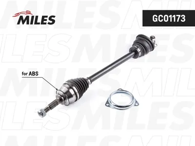 MILES GC01173 Привод в сборе Renault Logan I Sandero 1.2-1.6 04- лев. под ABS