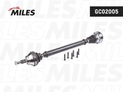 MILES GC02005 Привод в сборе Audi A3 Skoda Octavia VW Golf Bora 1.9TD-2.8 98- прав.