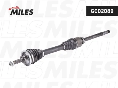MILES GC02089 Привод в сборе Peugeot 206 1.1-1.6 98- прав. (ABS)